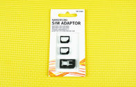 Les ABS en plastique triplent l'adaptateur de SIM, 4FF - le nano 3FF à l'adaptateur micro de SIM