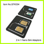 3FF - 2FF adaptateur de carte du téléphone portable SIM, ABS en plastique noir normal