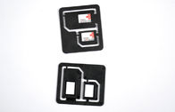 Plastique 2 dans adaptateurs de 1 de doubles carte de SIM, nano combiné SIM pour l'iPhone 5