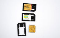 2013 nouveau plastique noir micro de l'adaptateur 3FF de carte de la norme de conception SIM mini