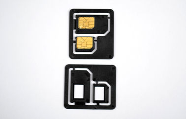 Plastique nano 2 dans 1 adaptateur de SIM