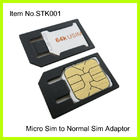 Micro noir en plastique de haute qualité à l'adaptateur normal de SIM pour IPhone 4