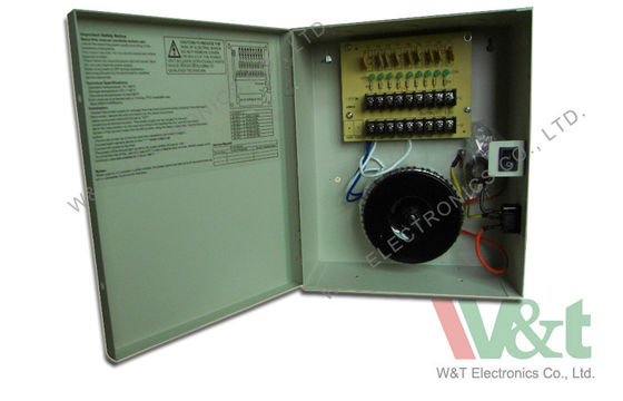 Alimentation d'énergie de télévision en circuit fermé de la Manche à C.A. 24V 4 ampère 96W 8 pour des appareils-photo, contrôle d'accès