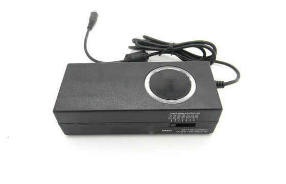 adaptateur universel de puissance d'ordinateur portable d'affichage à cristaux liquides du bleu 90W mince automatique