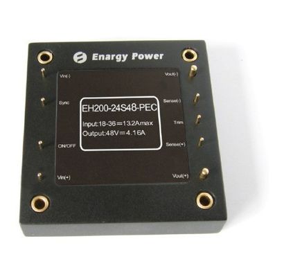 L'alimentation d'énergie militaire faite sur commande 200W a produit 48V 13.2A EH200-24S48-PEC