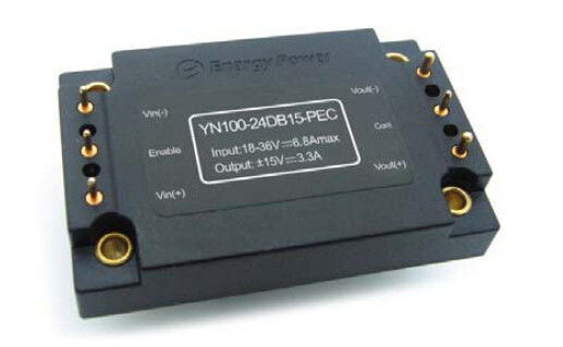 18 - 36V a entré la production 15V YN100-24DB15-PEC des convertisseurs 100W de la gamme DC-DC