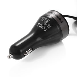 chargeur de voiture de port USB de 4.2A 21W trois avec l'adaptateur micro intégré de puissance de câble d'USB