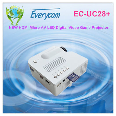 Le mini projecteur de jeu de LED, ordinateur portable de HD a mené le projecteur pour l'usage à la maison