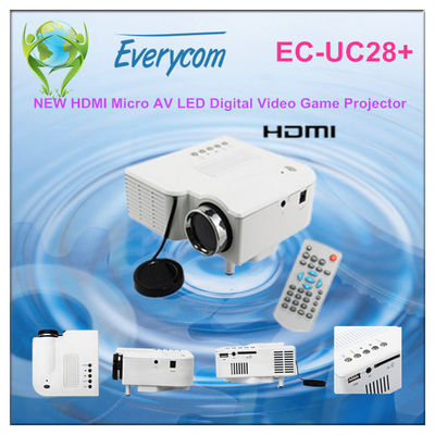 Le mini projecteur de jeu de LED, ordinateur portable de HD a mené le projecteur pour l'usage à la maison