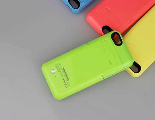 Couverture externe de cas de chargeur de banque de puissance de support de batterie pour l'iPhone 5 2200mAh