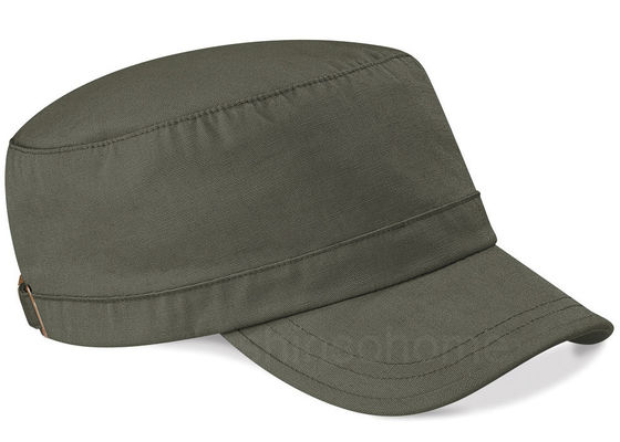 Bleu vide de chapeau d'armée de coton avec la boucle en métal, chapeau d'armée d'hommes 22 pouces
