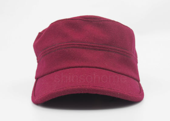 Coton 100% pour des adultes, dos militaire de chapeau de coton rouge convenable de câble d'élastique