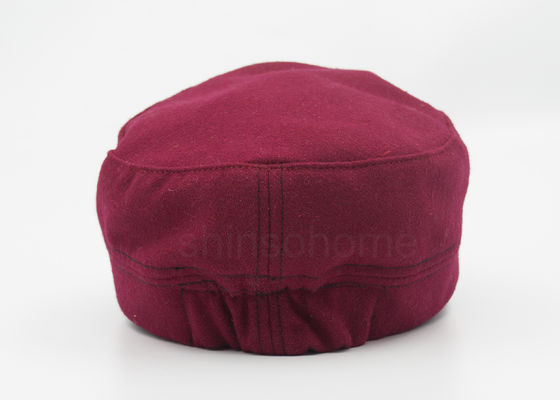 Coton 100% pour des adultes, dos militaire de chapeau de coton rouge convenable de câble d'élastique