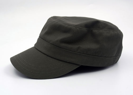 Chapeau militaire de chapeau de mode de coton réglable d'armée pour les hommes, boucle en métal
