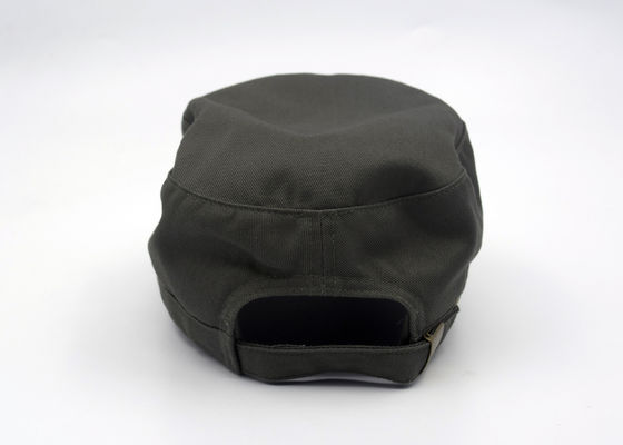 Chapeau militaire de chapeau de mode de coton réglable d'armée pour les hommes, boucle en métal