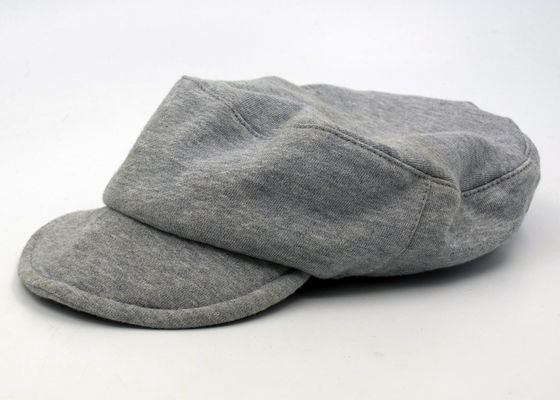 Gris militaire adapté aux besoins du client de Flexfit de blanc de chapeau de coton d'hommes/femmes avec le bord incurvé