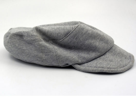 Gris militaire adapté aux besoins du client de Flexfit de blanc de chapeau de coton d'hommes/femmes avec le bord incurvé