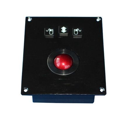 Boule de commande de militaires du noir 25mm à l'épreuve du vandalisme avec de la résine phénolique rouge Mechnical