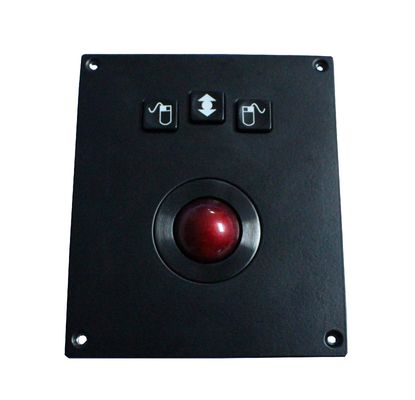 Boule de commande de militaires du noir 25mm à l'épreuve du vandalisme avec de la résine phénolique rouge Mechnical