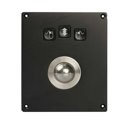 Boule de commande de militaires du noir 25mm à l'épreuve du vandalisme avec de la résine phénolique rouge Mechnical