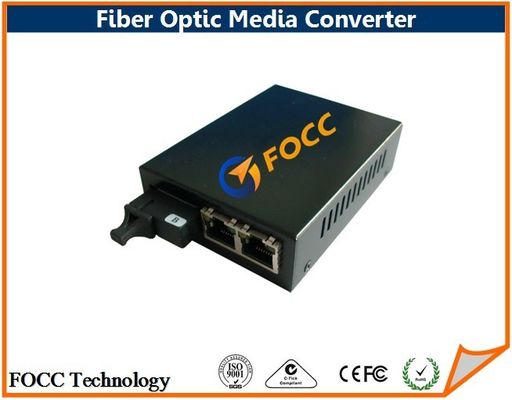 WDM BIDI de 10/100M choisissent le connecteur rapide 20km de Sc de convertisseur de médias d'Ethernet de fibre