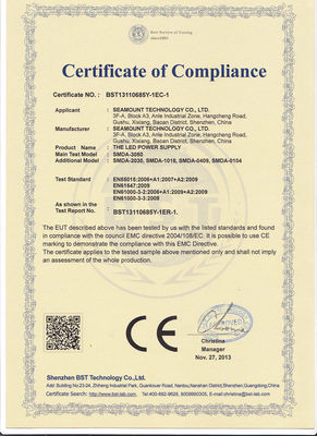 C.A. constant 220V de conducteur d'éclairage du courant LED de RoHS 1.2A de la CE avec le début à haute tension