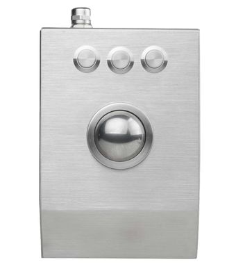 Boule de commande rocailleuse de laser du bureau 38mm d'acier inoxydable en métal avec la résolution de 1200 DPI